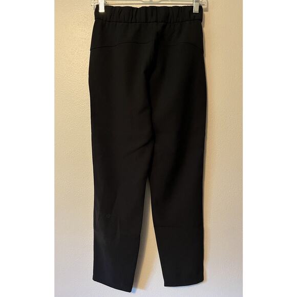 Lululemon On The Fly Pant 7/8 Women's Size 2 Black LW5BPMS 27" Inseam Pull On - Picture 5 of 11